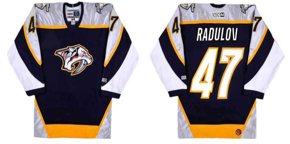 2019 Men Nashville Predators #47 Radulov black CCM NHL jerseys->nashville predators->NHL Jersey